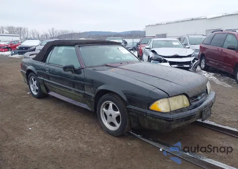 1988 Ford Mustang Lx из США, поврежденный, VIN 1FABP44E8JF303629